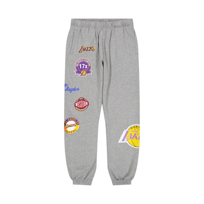 Jogging Los Angeles Lakers Fleece Gris