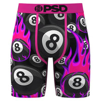 Boxer 8 Ball Rose/Noir