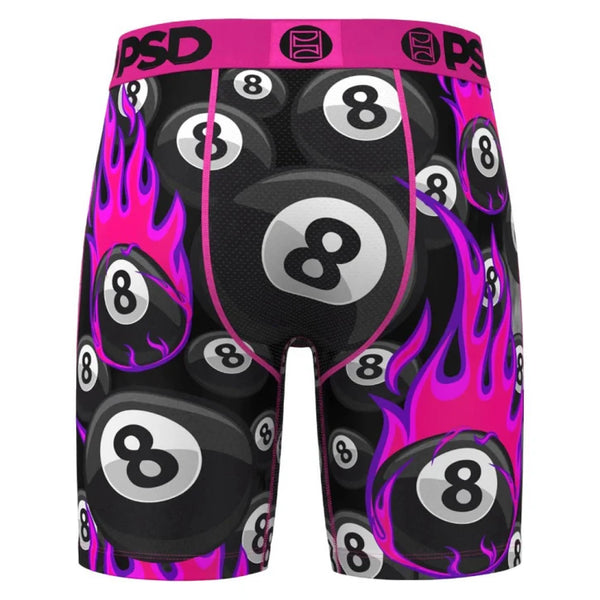 Boxer 8 Ball Rose/Noir