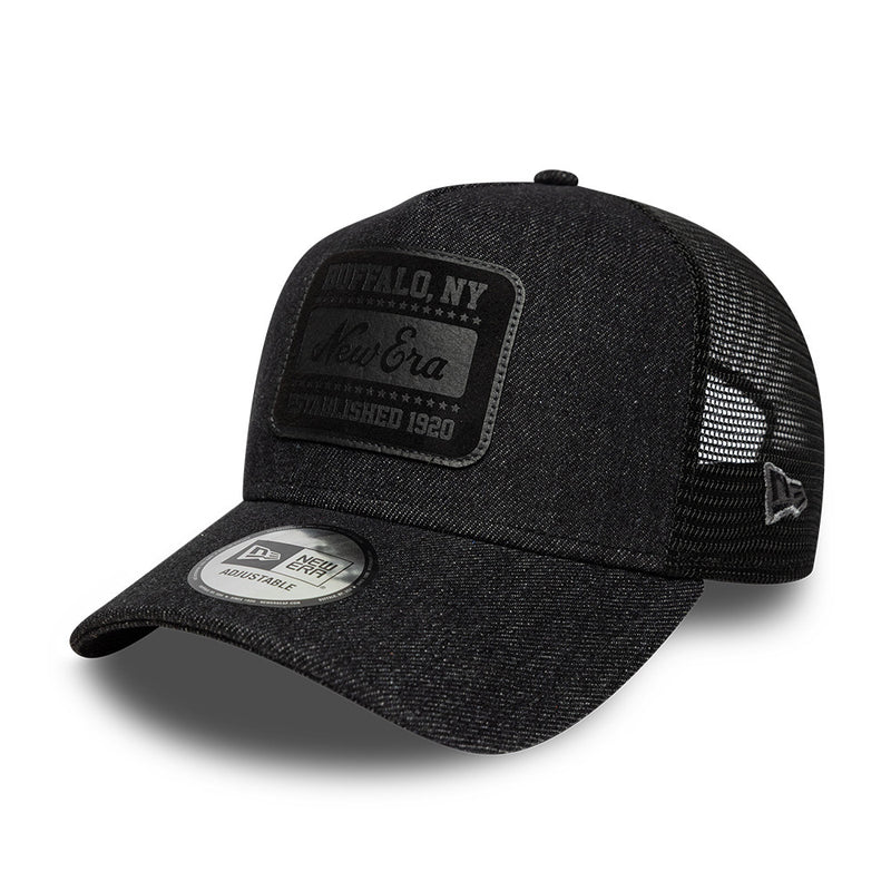 Casquette Trucker Denim Noir