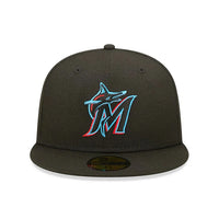 Casquette 59Fifty Marlins Noir