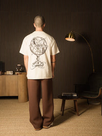 T-shirt Explore Crème