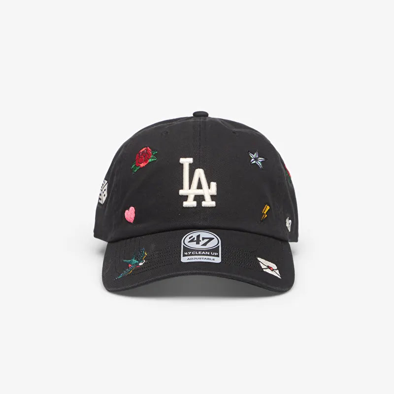 Casquette Clean Up Los Angeles Dodgers Scatter Noir