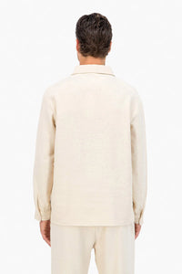 Chemise Jacquart Kaki/Beige/Noir