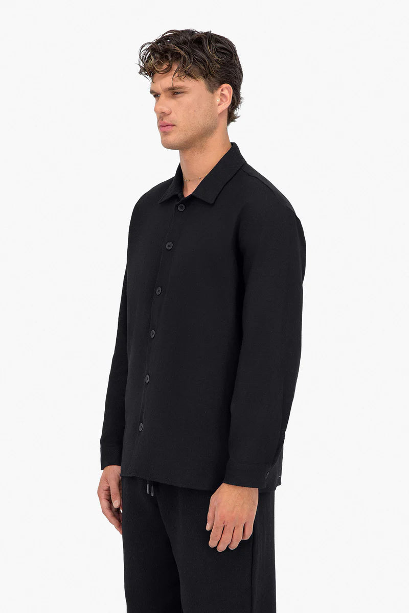 Chemise Jacquart Kaki/Beige/Noir