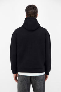 Hoodie Cœur Bleu/Marron/Noir