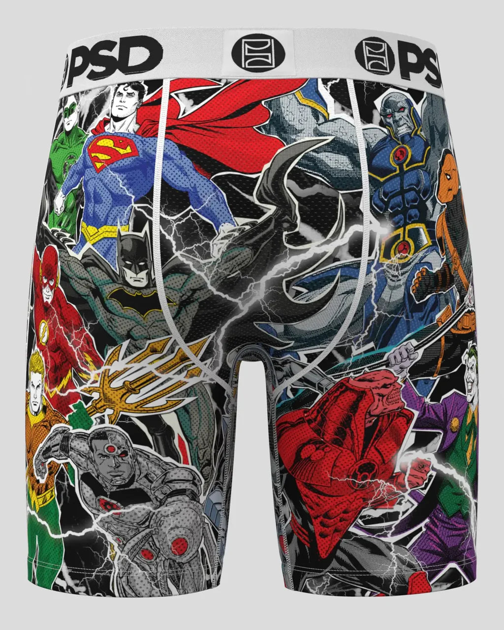 Boxer DC Battle Justice League Blanc