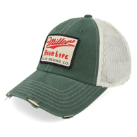 Casquette Trucker Miller Destroy Vert