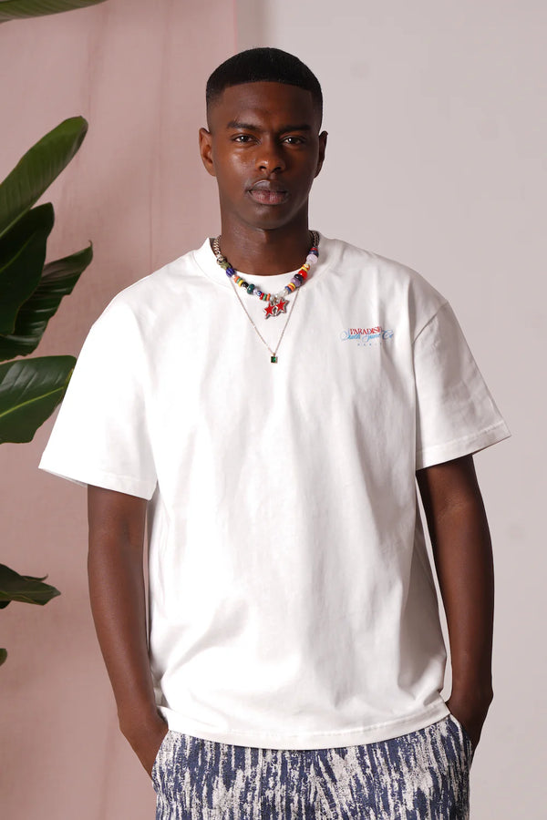 T-shirt Paradisio Blanc