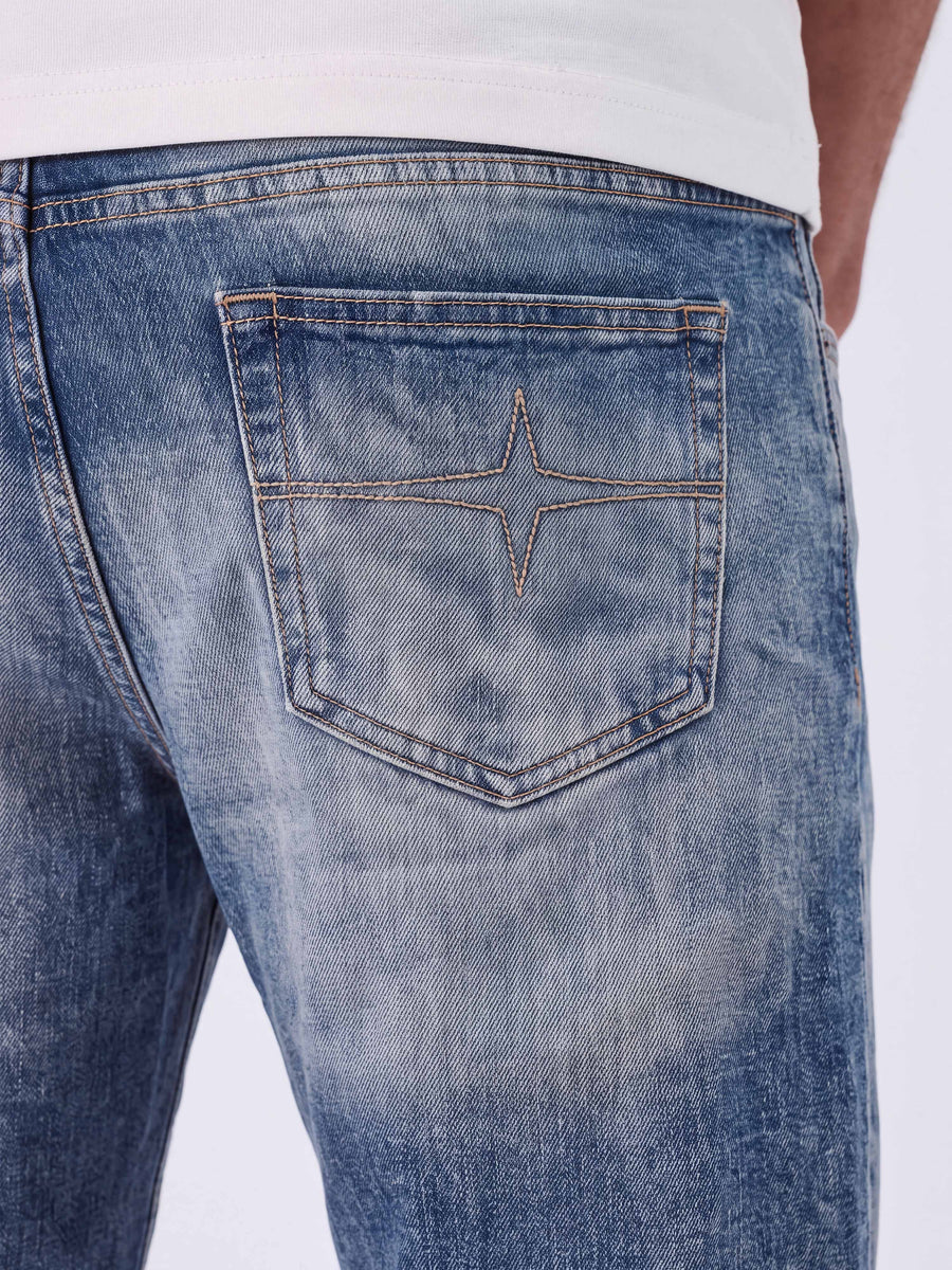 Jean Regular Bleu Clair/Bleu Foncé/Noir/Gris