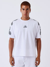 T-shirt Pxp Polaris Print Blanc