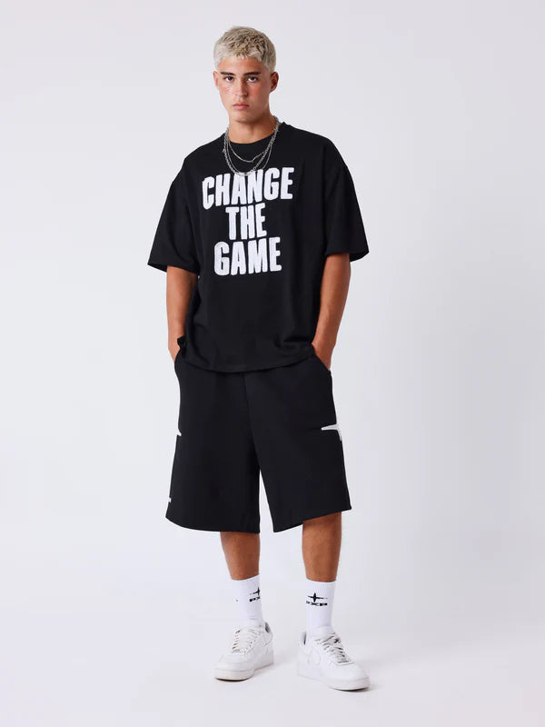 T-shirt Change The Game Noir