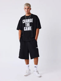 T-shirt Change The Game Noir