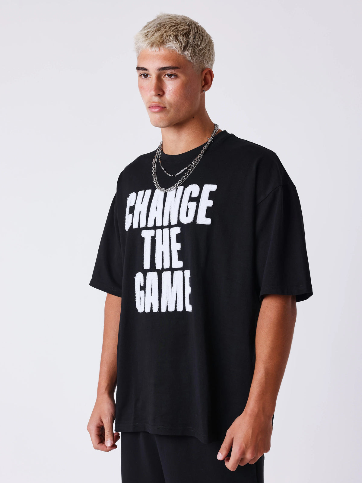 T-shirt Change The Game Noir