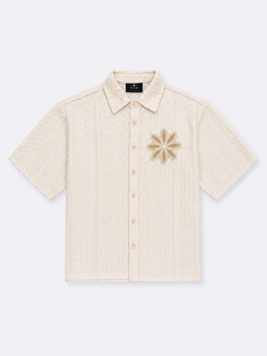 Chemise Marguerite Beige/Noir