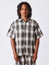 Chemise Carreaux Beige