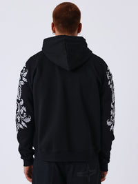 Veste Pxp Polaris Zip Print Noir