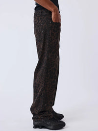 Jean Pxp Léopard Carpenter Noir