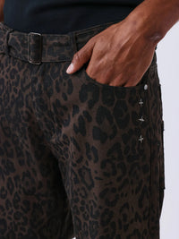 Jean Pxp Léopard Carpenter Noir