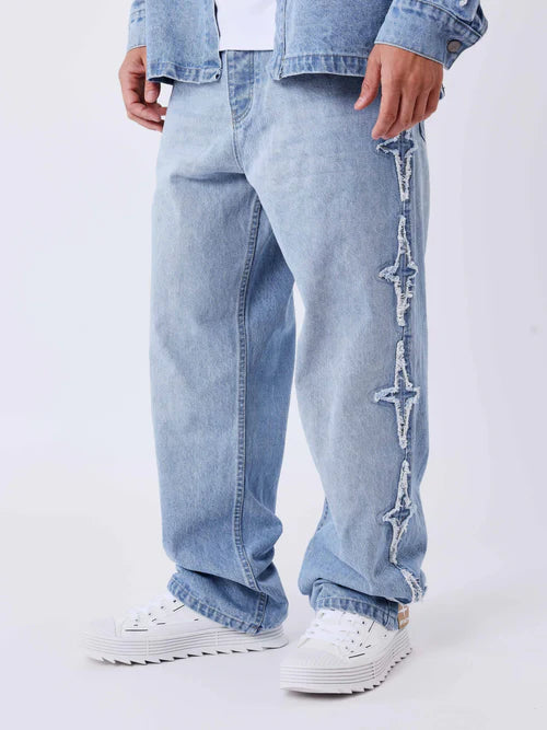 Baggy Denim Polaris Bleu