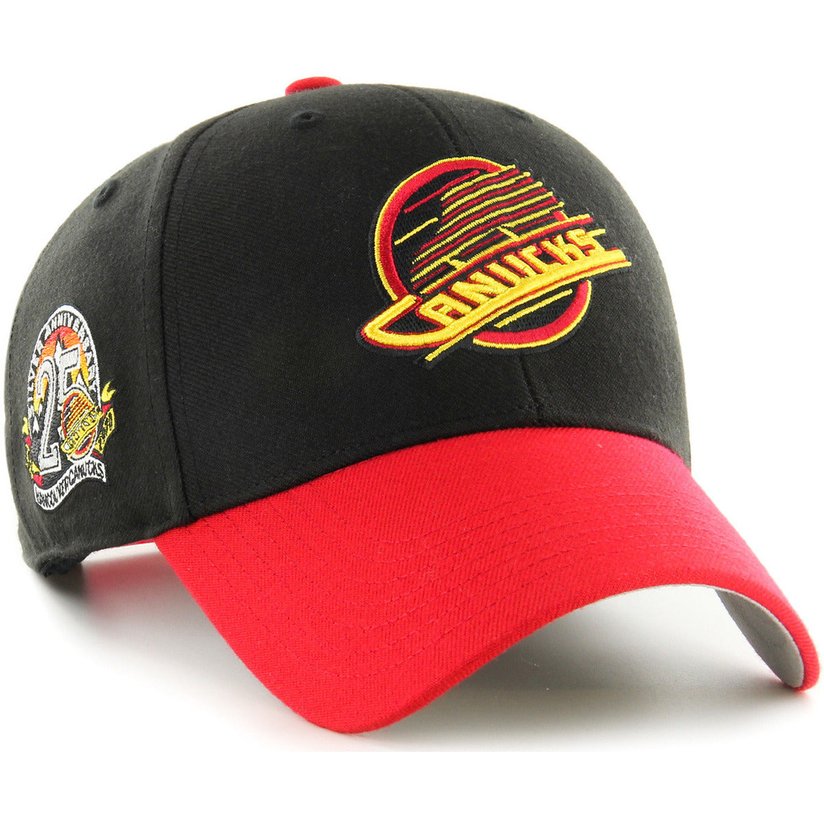 Casquette MVP Canucks Noir/Rouge