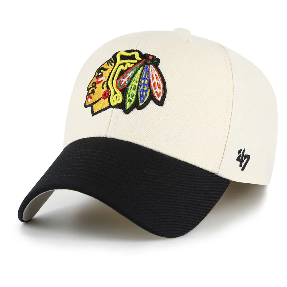 Casquette MVP Chicago Blackhawks Crème/Noir