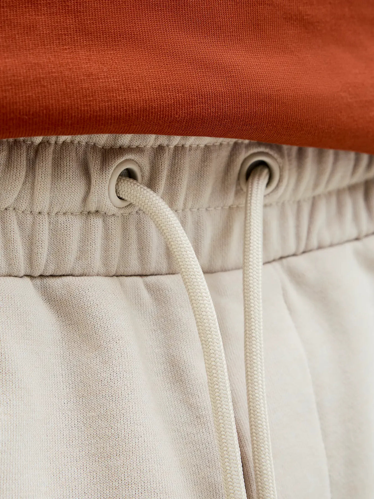Short Coton Noir/Beige
