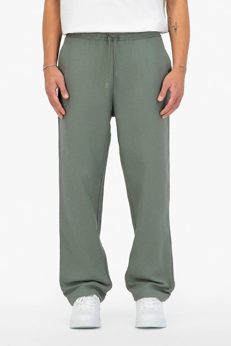 Pantalon Jacquart Kaki/Noir