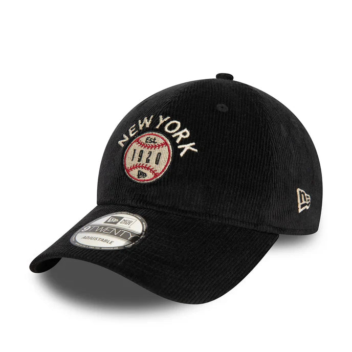 Casquette 9Twenty Heritage Velours Noir