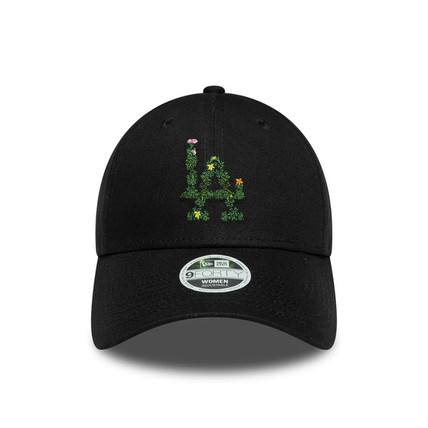 Casquette 9Forty Los Angeles Dodgers Floral Femme Noir