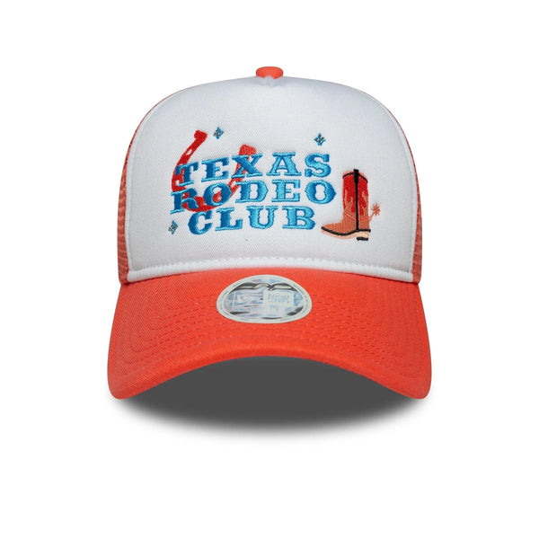 Casquette Trucker Femme Western Orange