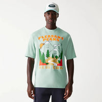 T-shirt Outdoor Vert Pastel