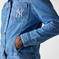 Veste en Jean New York Yankees Vintage Bleu