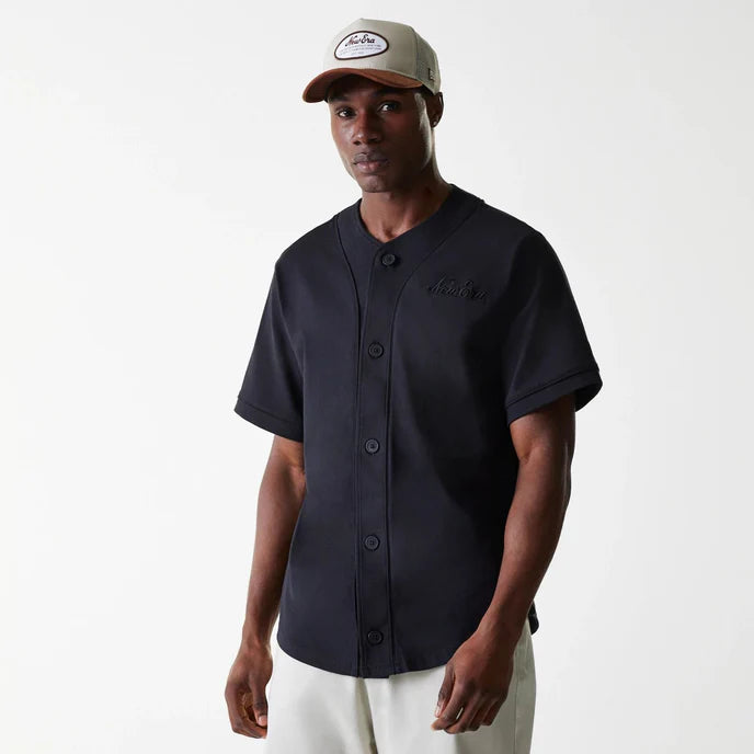 Jersey Pinstripe Baseball Noir