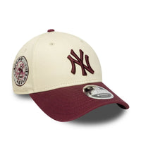 Casquette 9Forty New York Yankees World Series Ivoire/Bordeaux