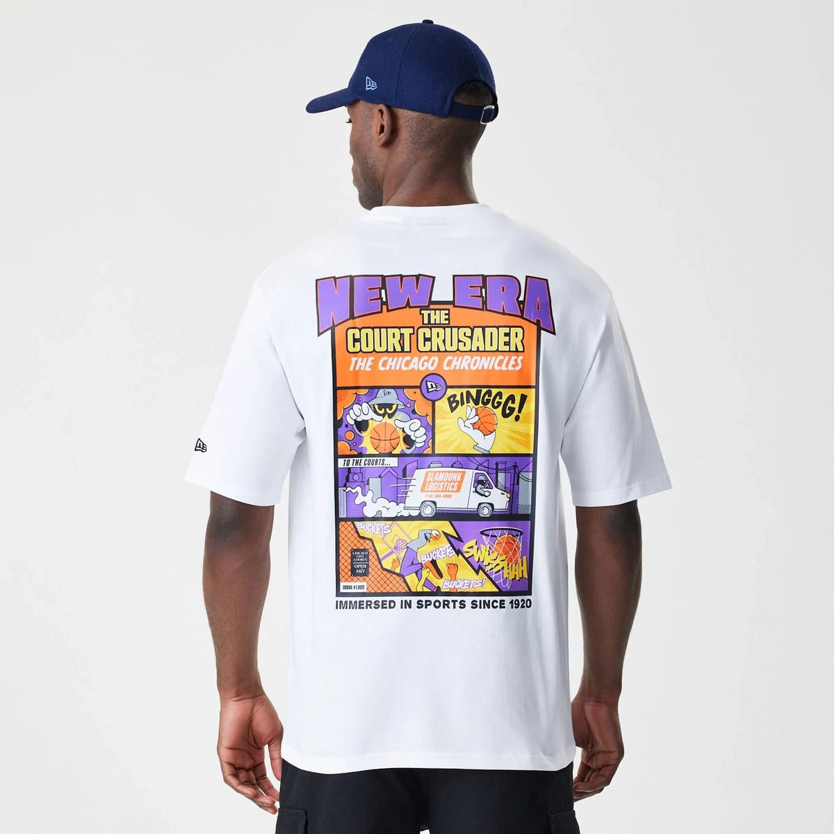 T-shirt Icon Basketball Blanc