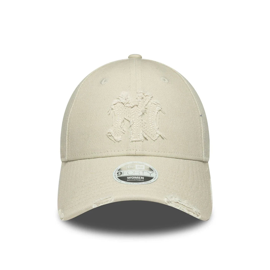 Casquette 9Forty New York Yankees Destroy Femme Beige