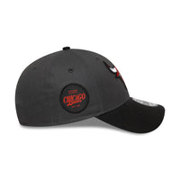 Casquette 9Forty Chicago Bulls Patch Gris/Noir