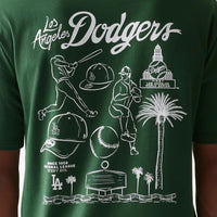 T-shirt New Era Los Angeles Dodgers Vert