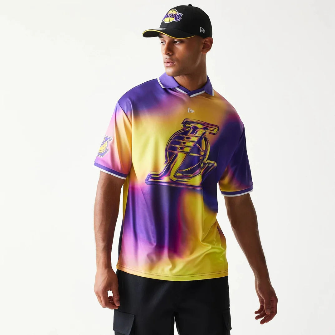 Maillot Foot Los Angeles Lakers Jaune/Violet
