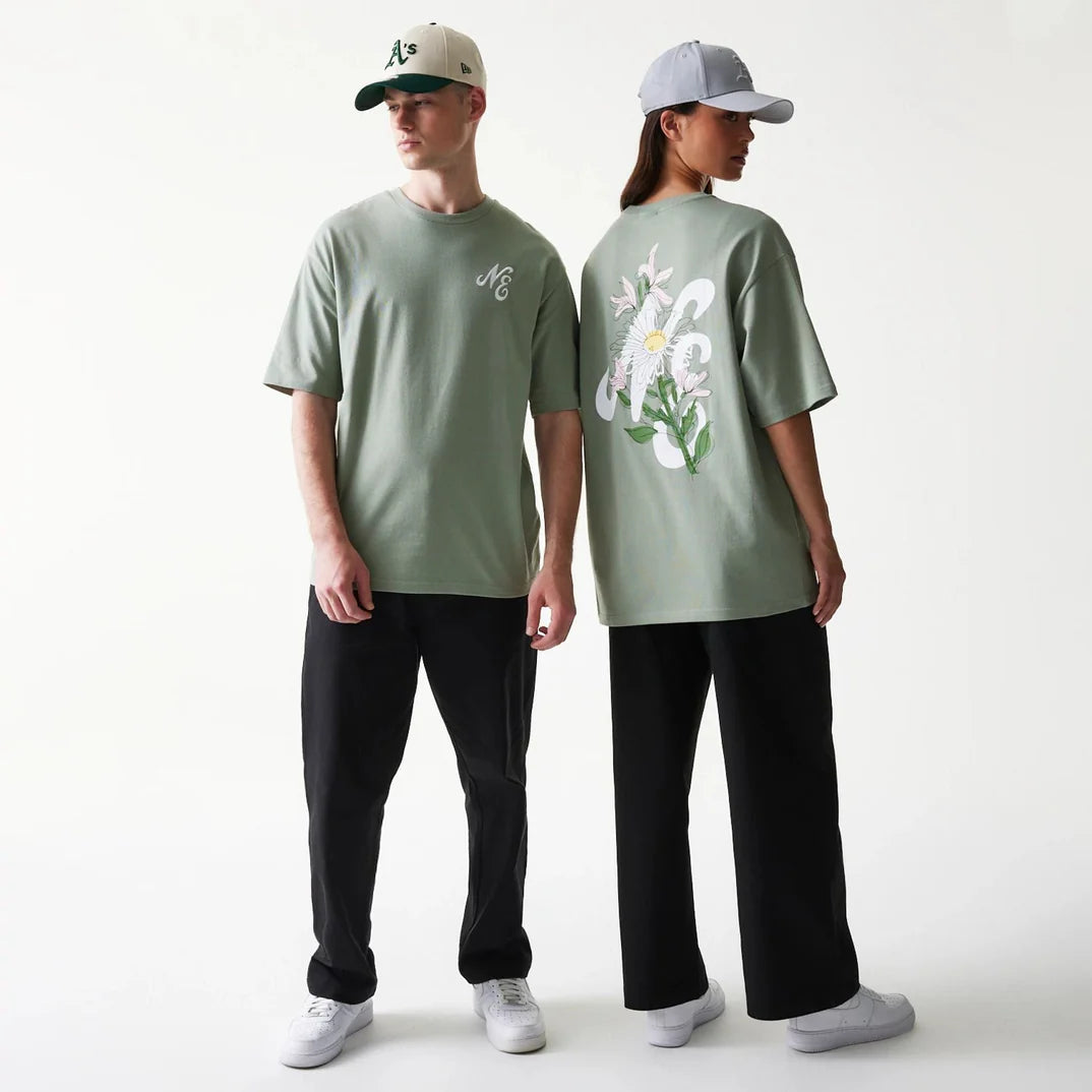 T-shirt New Era Floral Vert
