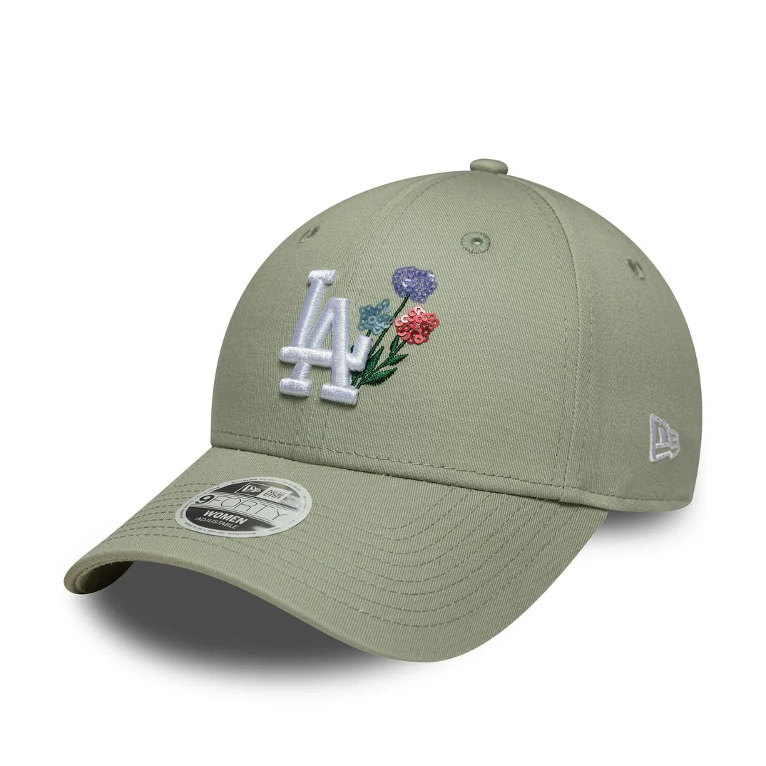 Casquette New Era 9Forty Floral Femme Vert