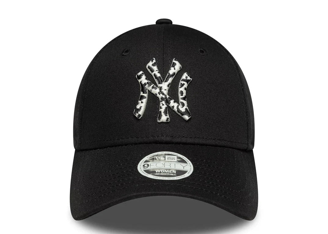 Casquette 9Forty New York Yankees Femme Logo Zebre Noir