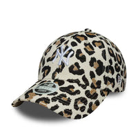 Casquette 9Forty New York Yankees Femme Léopard Beige