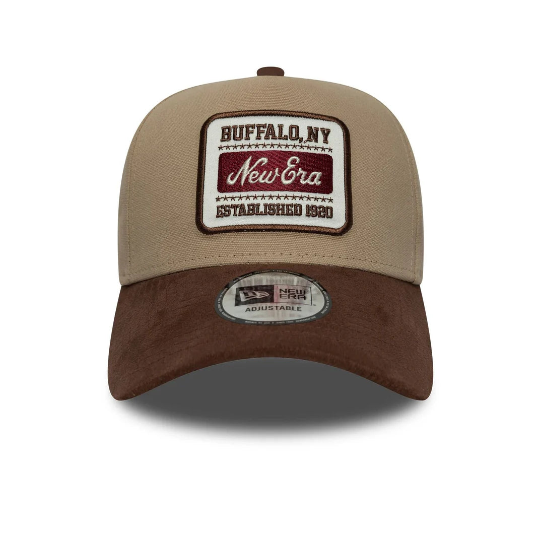 Casquette A-Frame New Era Buffalo Beige/Marron
