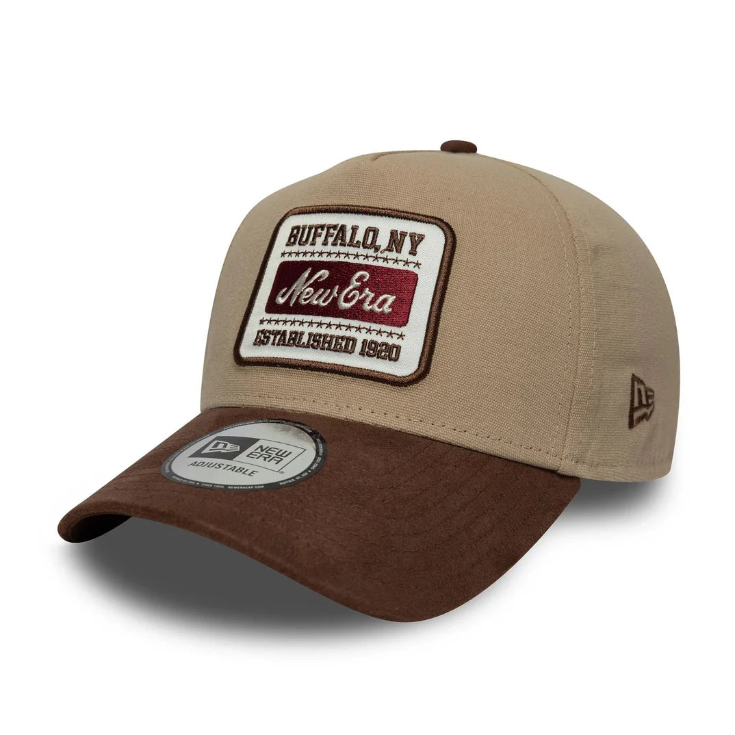 Casquette A-Frame New Era Buffalo Beige/Marron