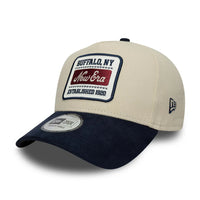 Casquette A-Frame New Era Buffalo Crème/Marine