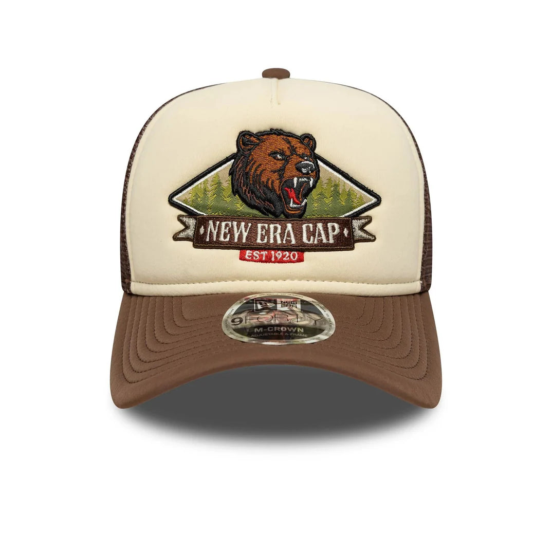 Casquette Trucker New Era Icon Beige/Marron
