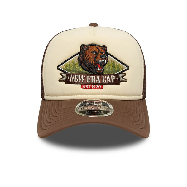 Casquette Trucker New Era Icon Beige/Marron