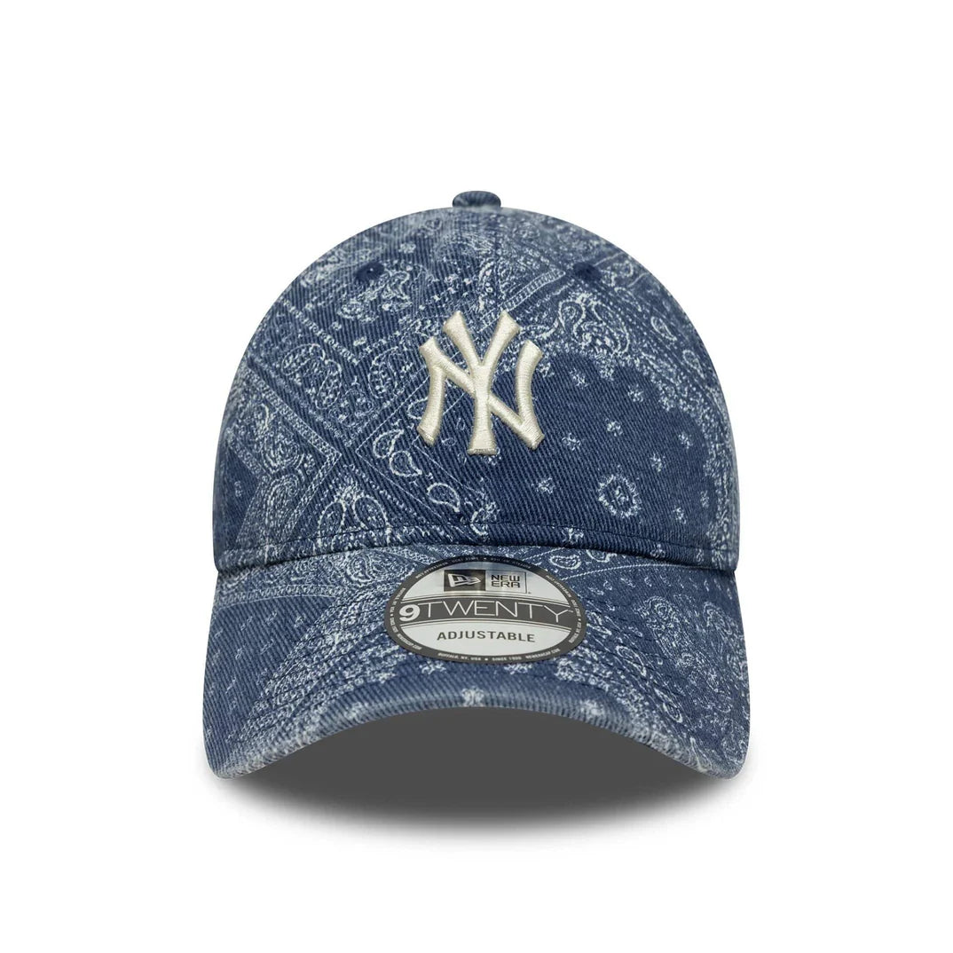 Casquette 9Twenty New York Yankees Bandana Washed Bleu